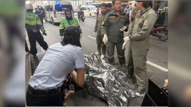 Man on fire: Bangkok commuters left stunned as horror unfolds | Thaiger
