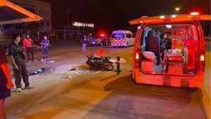 Pattaya biker dies in high-speed smash with taxi | Thaiger
