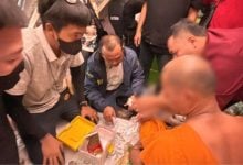 Bang Lamung monk busted with meth hidden in alms bowls | Thaiger