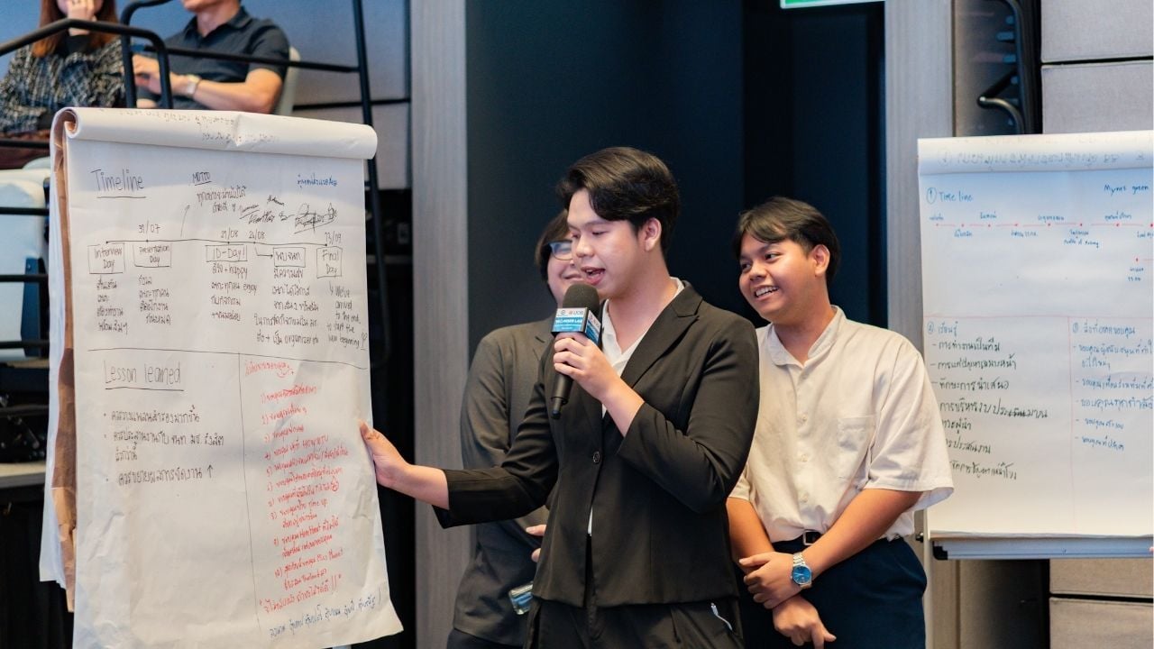 At the end of the event, participants wrote down a timeline of their projects, challenges, and the lessons learnt during their endeavour at wonder lab