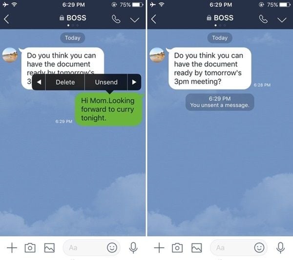 Message alert: LINE Thailand slashes unsend time to just 1 hour | News by Thaiger