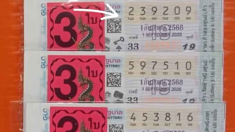 Lottery luck: Unsold tickets win Nakhon Phanom vendor big | News by Thaiger
