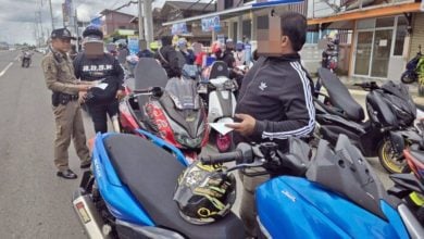 Buri Ram police seize nearly 100 modified motorcycles from convoy | Thaiger