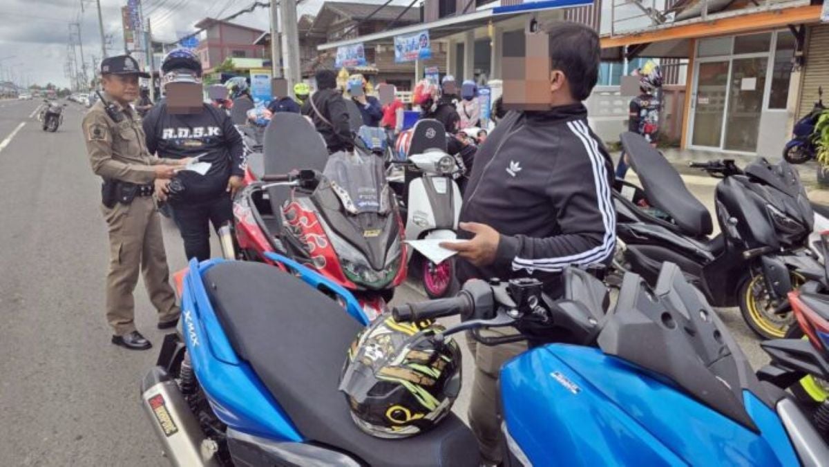 Buri Ram police seize nearly 100 modified motorcycles from convoy | Thaiger
