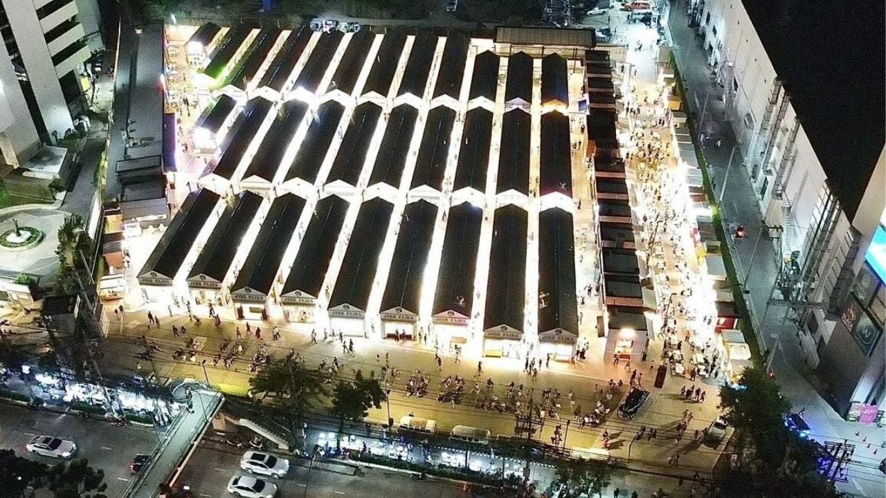 Aerial view of Jodd Fairs Ratchada | Photo taken from the Jodd Fairs Ratchada Facebook Page