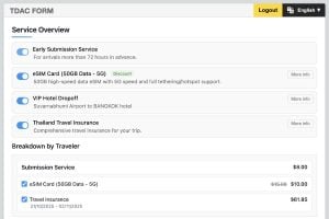 Early Thailand TDAC applications enhanced by insurance and eSIM partnerships | Thaiger