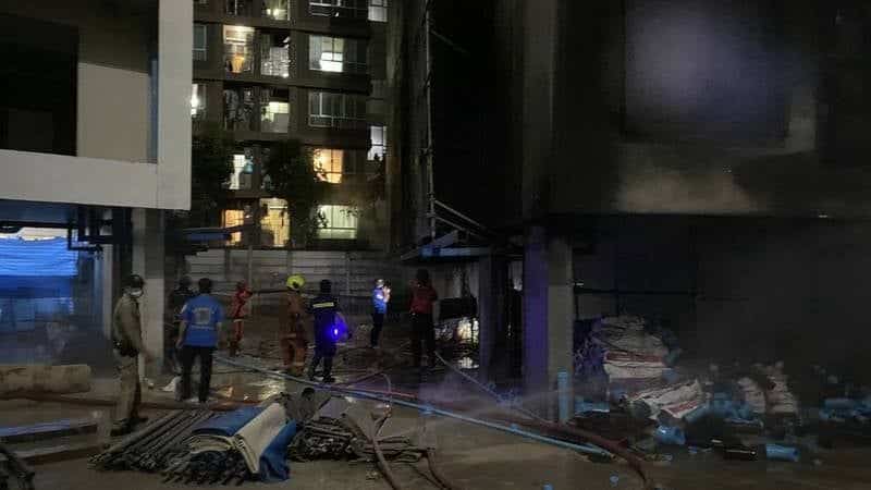 Fire breaks out at Phuket condo site, no injuries reported | News by Thaiger
