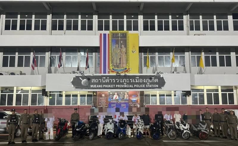 Racing teens arrested as police sweep Phuket festival hotspot | News by Thaiger