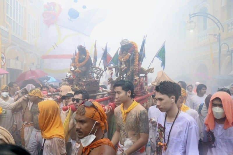 Rain can't stop Phuket Vegetarian Festival’s wildest parade | News by Thaiger