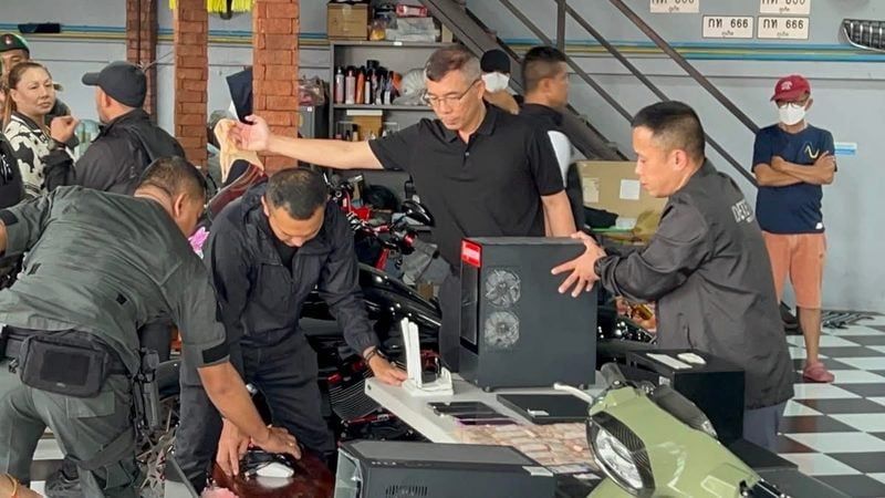 Phuket gambling kingpin arrested in 60 million baht cybercrime raid | News by Thaiger