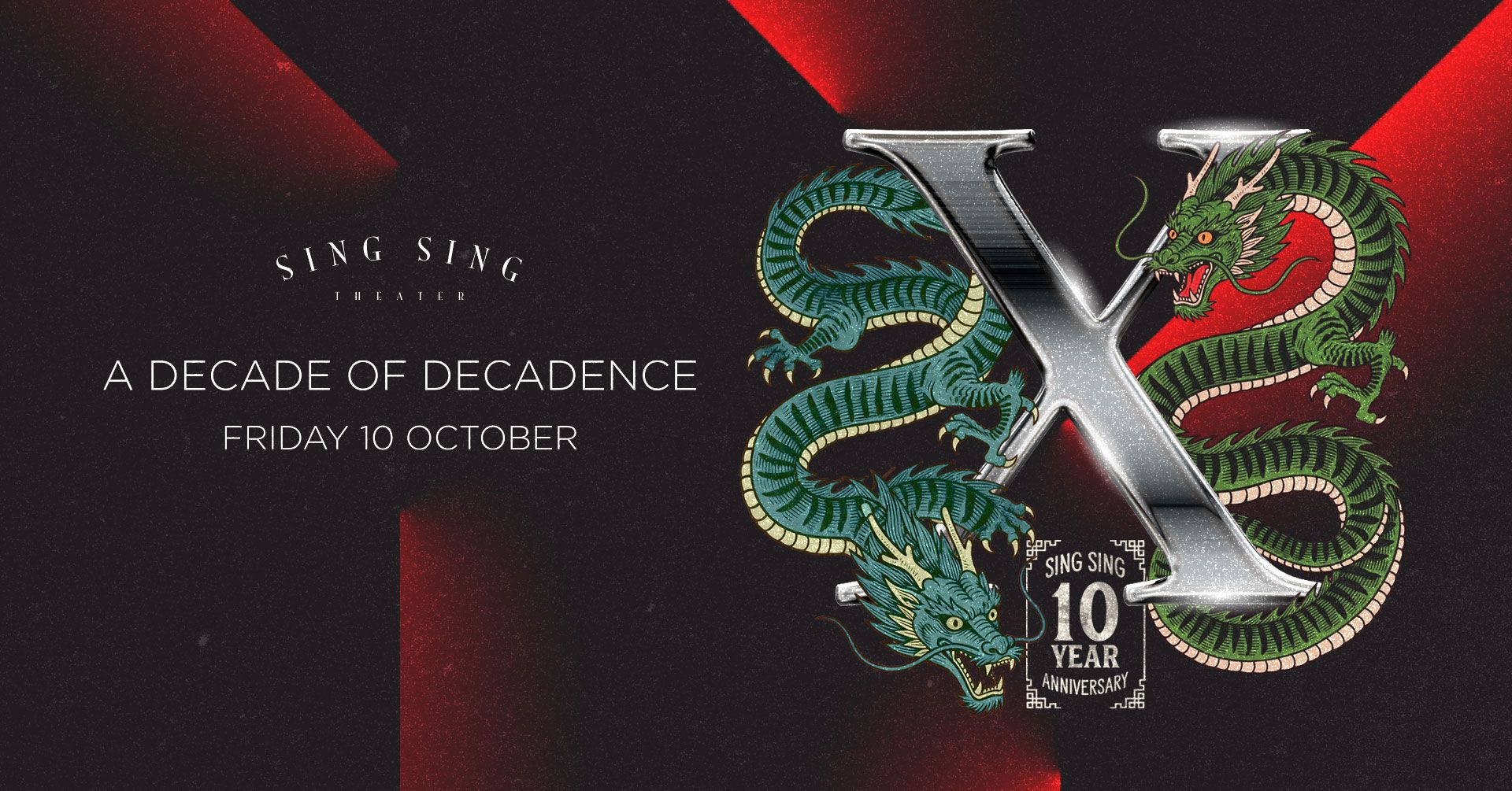 A Decade of Decadence, a weekend event at Sing Sing Theater Bangkok