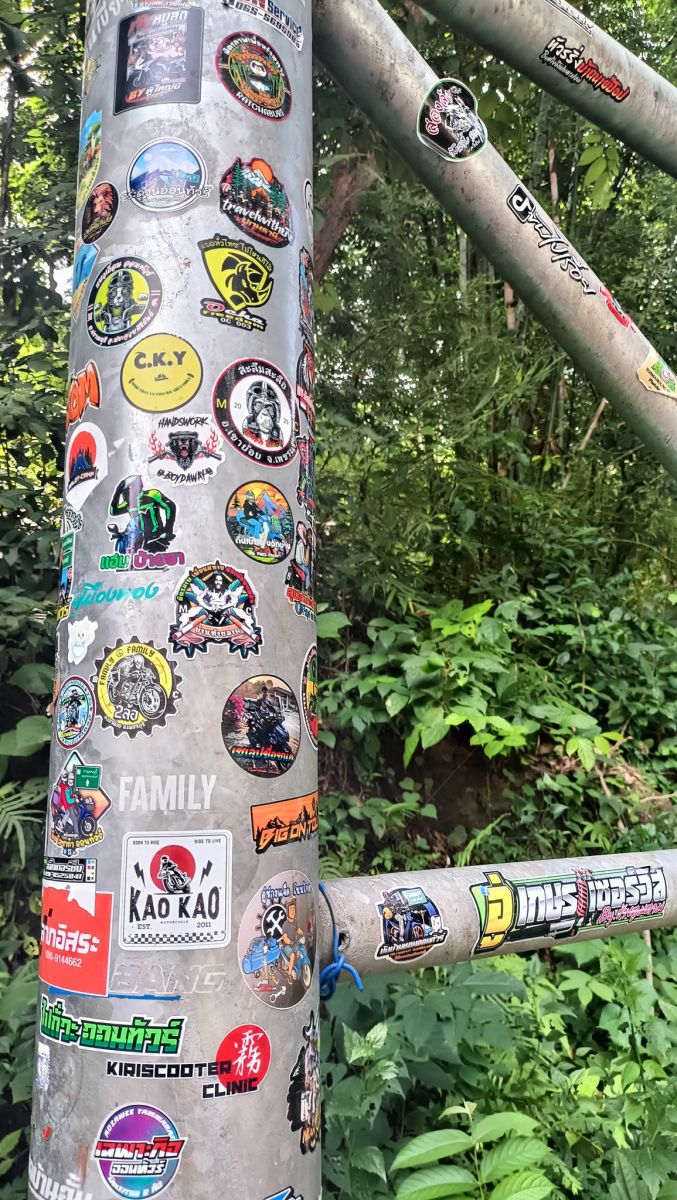 Tourists face fines for defacing Kanchanaburi road sign | News by Thaiger