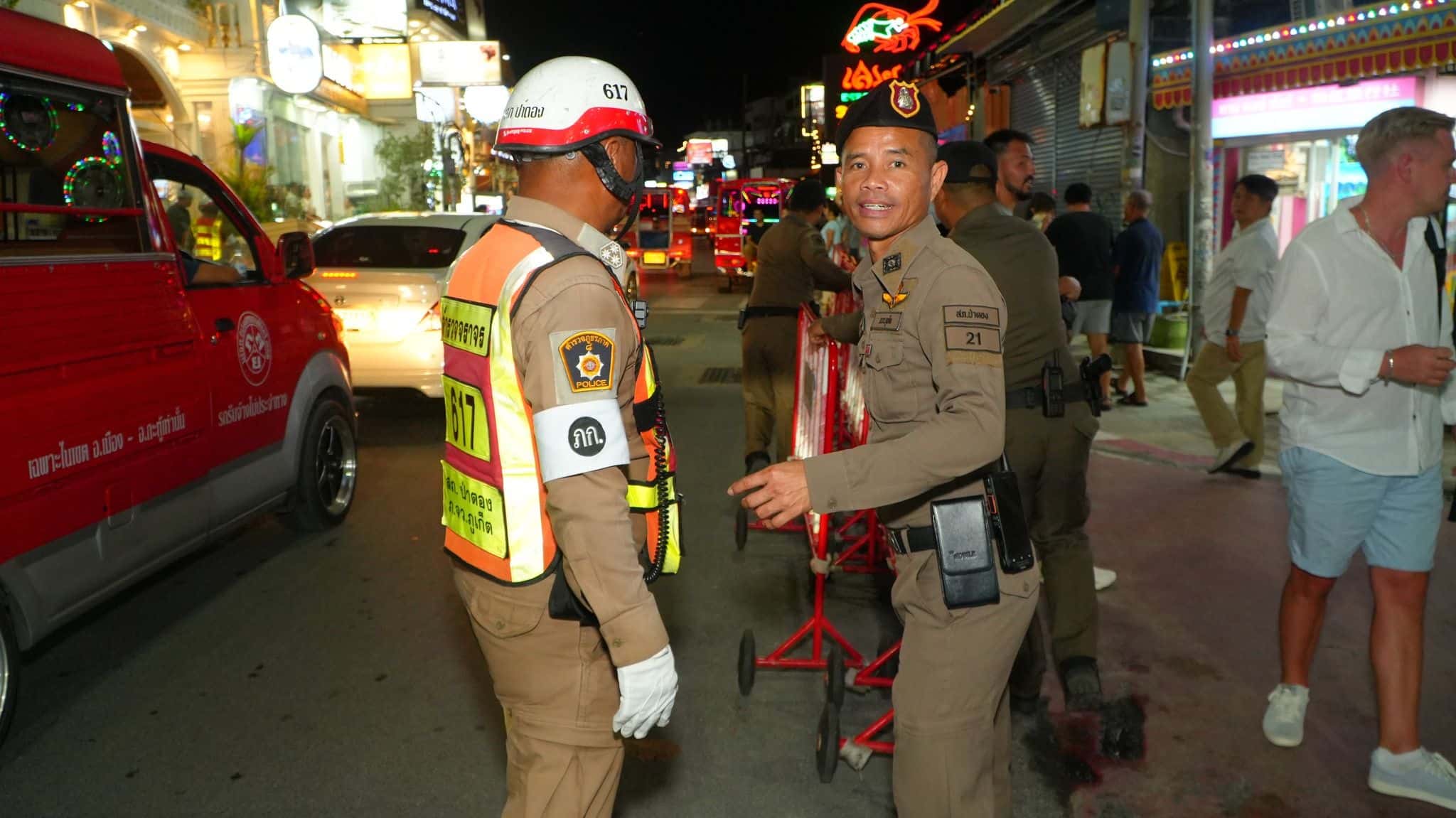 Patong gets safety boost with new traffic barriers | News by Thaiger