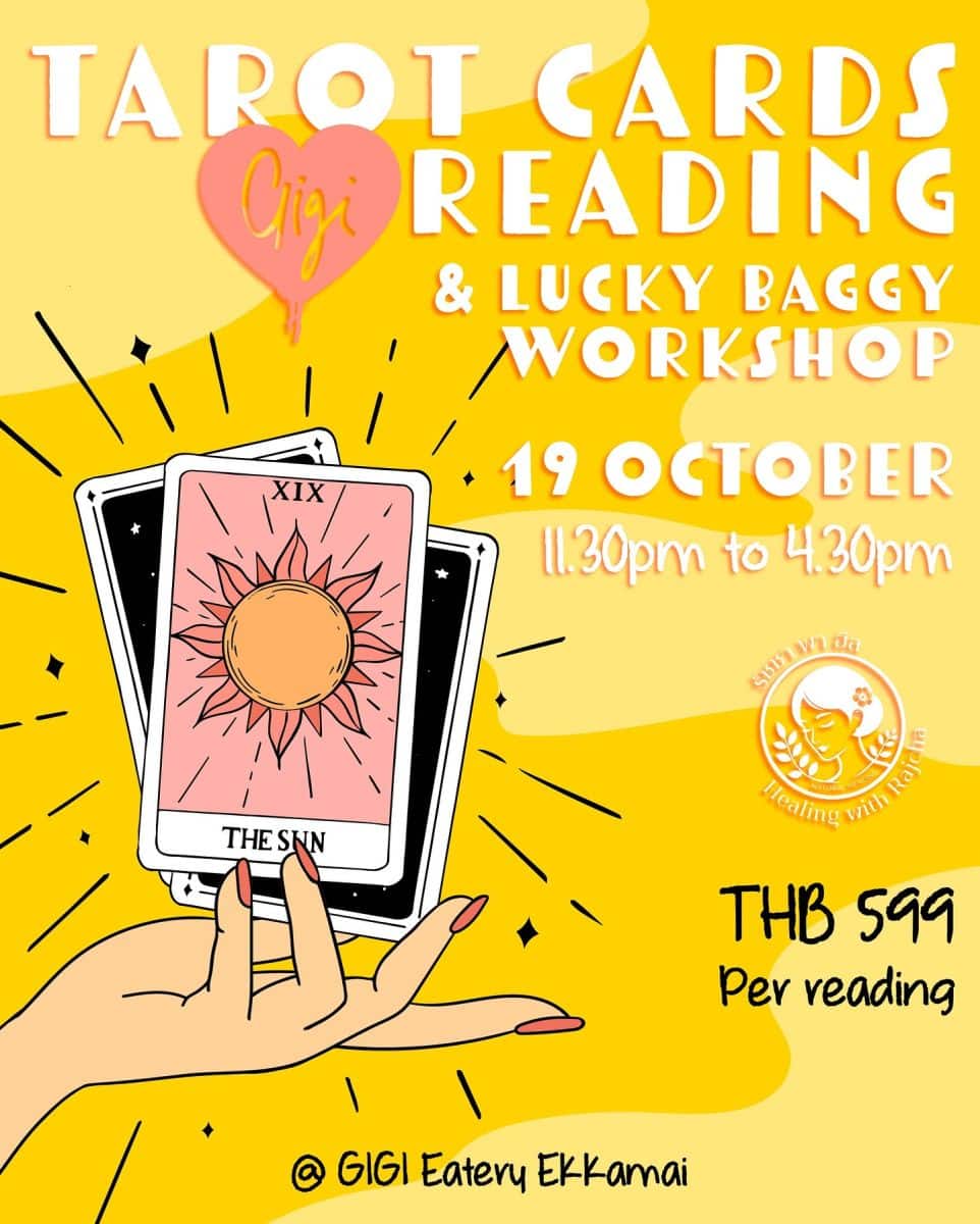 Tarot Card Reading & Lucky Baggy Workshop at Gigi Eatery Ekkamai