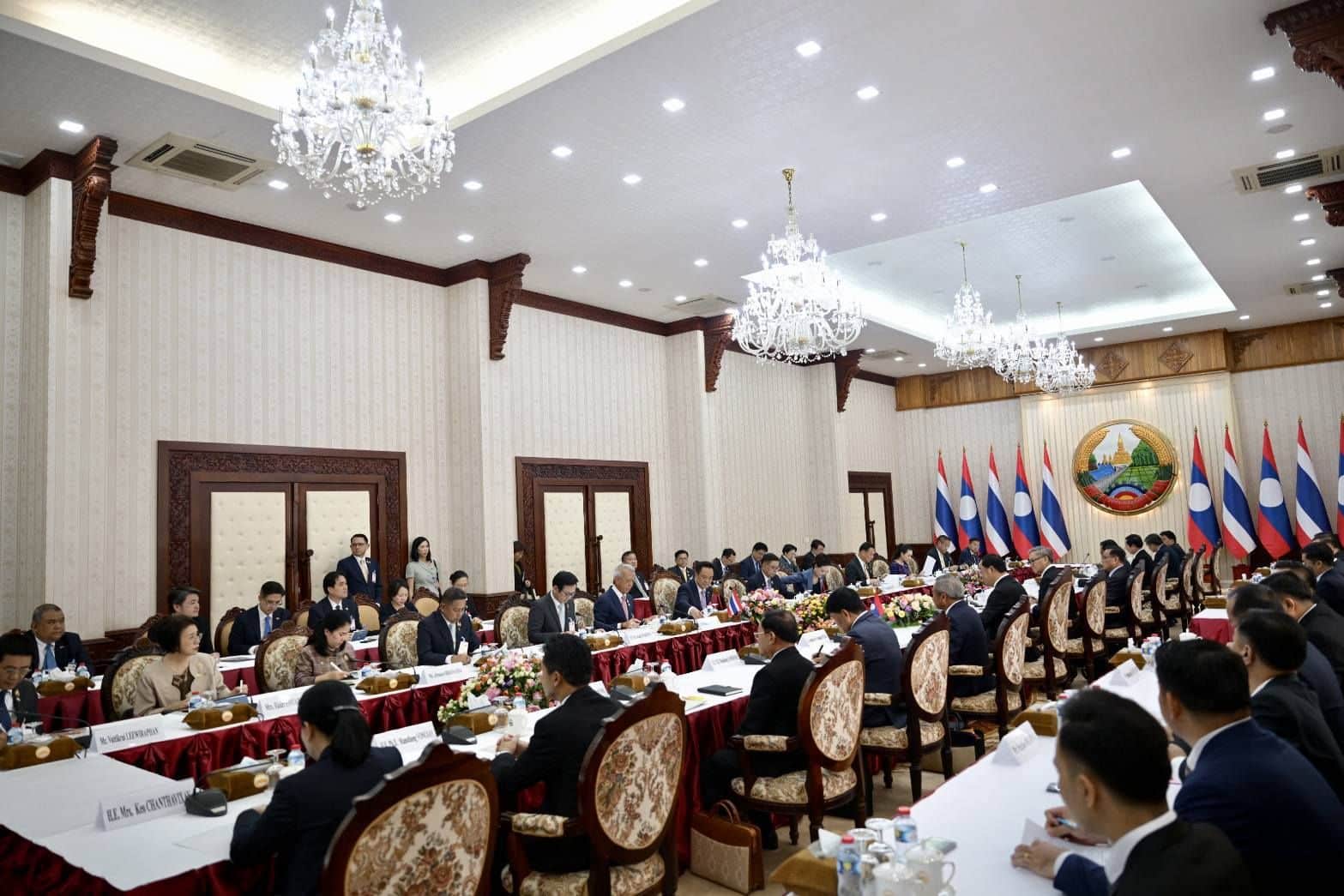 PM Anutin’s first foreign trip seals major Thai-Lao crime pact | News by Thaiger