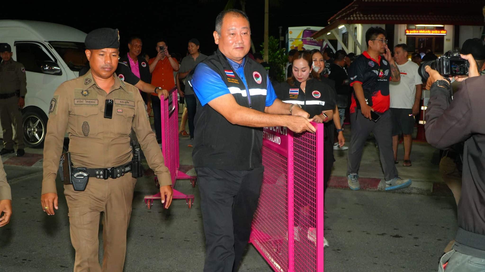Patong gets safety boost with new traffic barriers | News by Thaiger