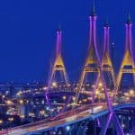 Bhumibol Bridges to shine bright on Nawamintharathirat Day | Thaiger