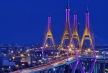 Bhumibol Bridges to shine bright on Nawamintharathirat Day | Thaiger