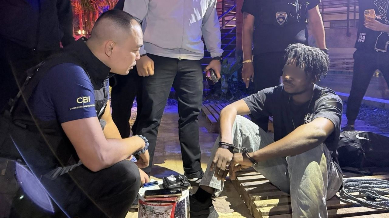 Nigerian drug dealer arrested in Pattaya