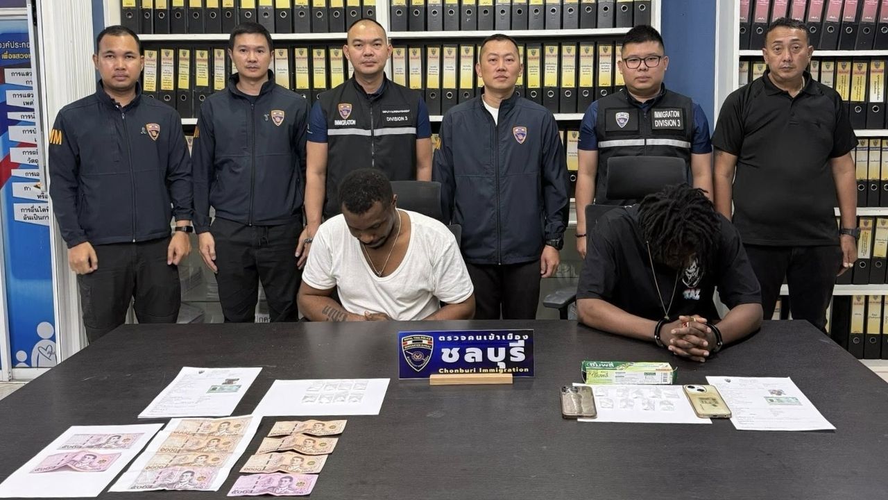 Two Nigerian arrested in Pattaya