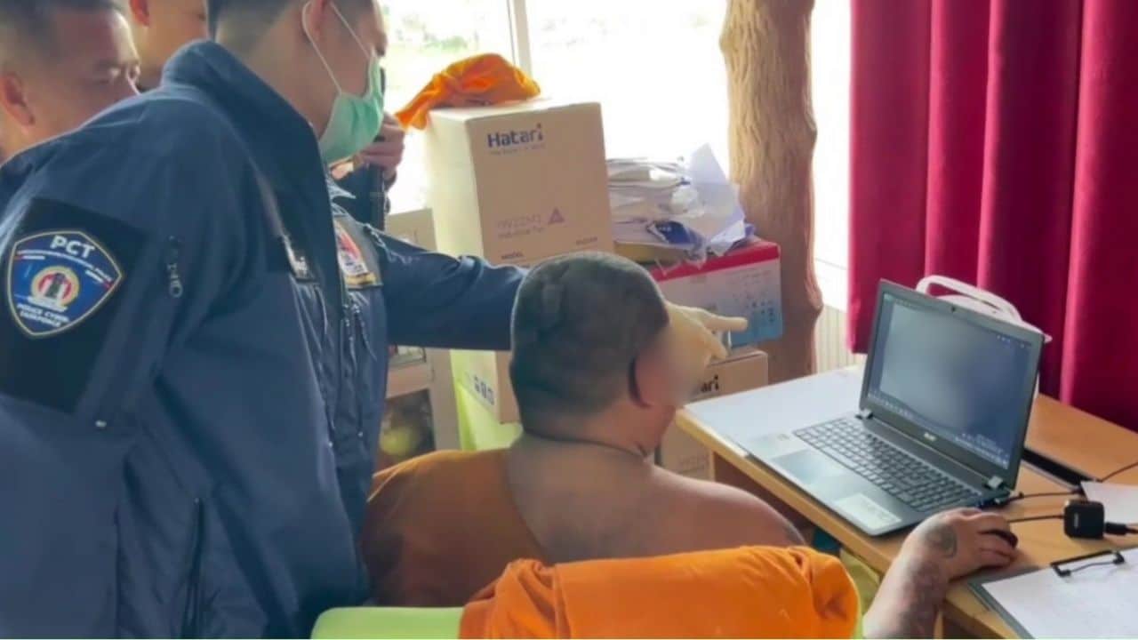 Monk distributes child pornography online