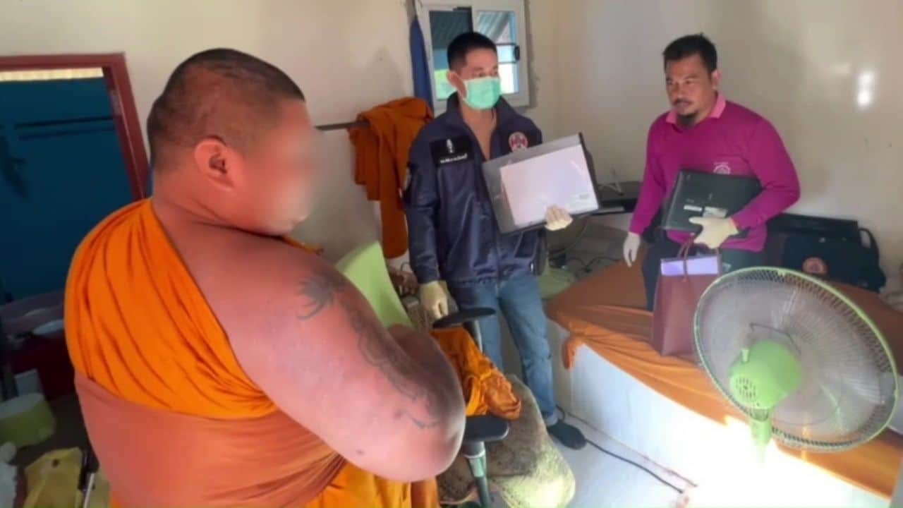 Thai monk arrested for child porn