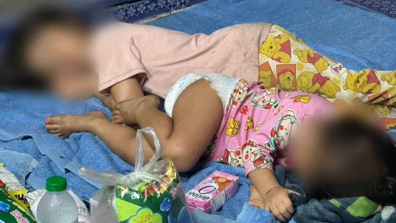Pattaya homeless woman abandones 2 daughters and flees police | Thaiger