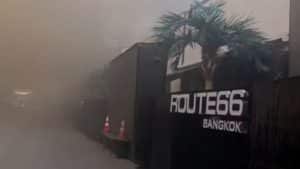 Fire engulfs restaurant in Bangkok’s RCA entertainment venue | Thaiger