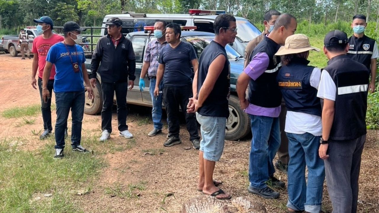 Missing woman body found being bound with log