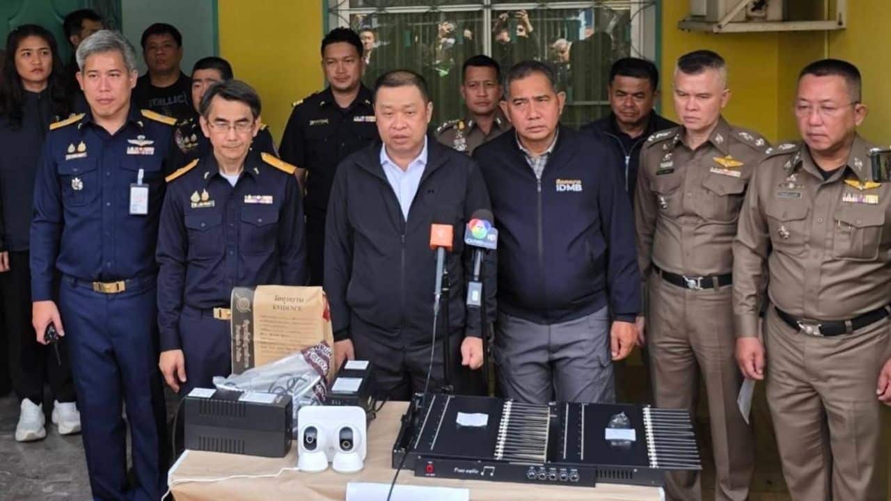 Police raids uncover SIM box devices behind land tax scam by Taiwanese gang | Thaiger