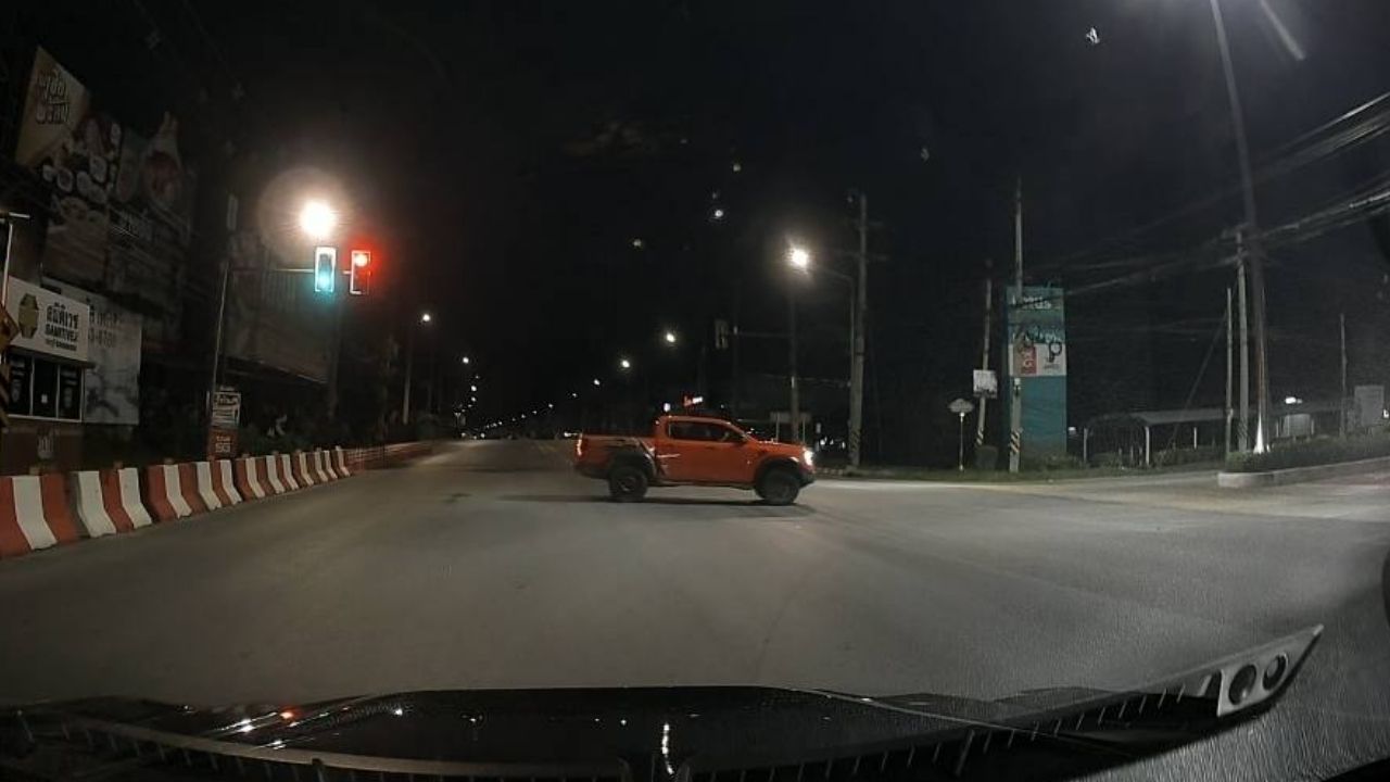 Icelandic man car drifting Chon Buri