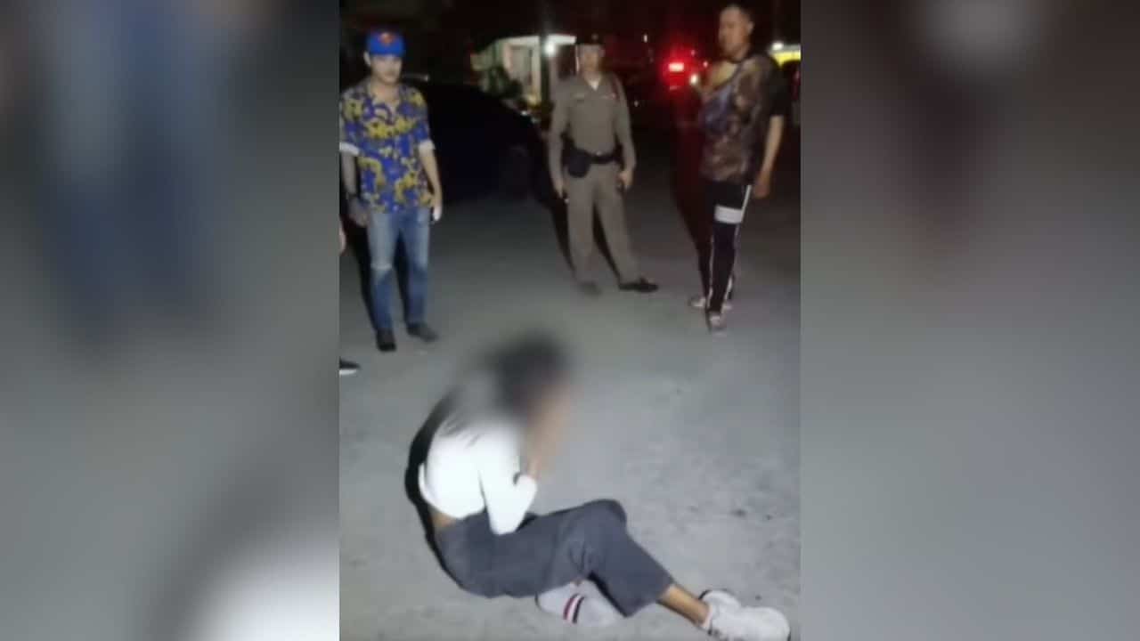 Thai transwoman caught on repated thefts in Ayutthaya