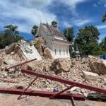 Over 120 year old stupa in Nakhon Phanom collapses after heavy rainfall | Thaiger