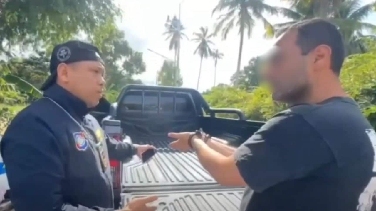 Lebanese man becomes aggressive after arrest for illegal motorcycle rental shop | Thaiger