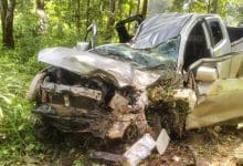 Teen driver dies after causing four-vehicle collision in Kanchanaburi | Thaiger