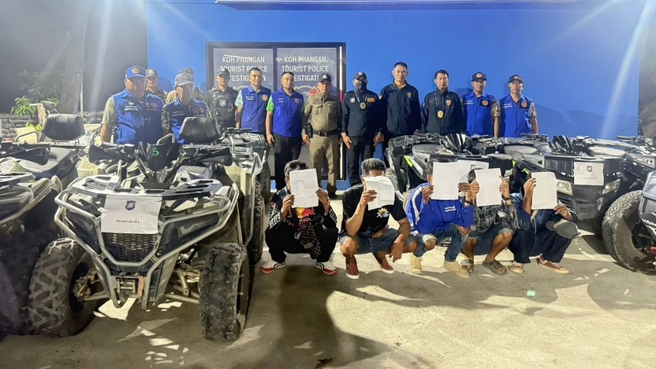 Police bust 5 illegal tour guides working for Israeli-Thai couple on Koh Pha Ngan | Thaiger