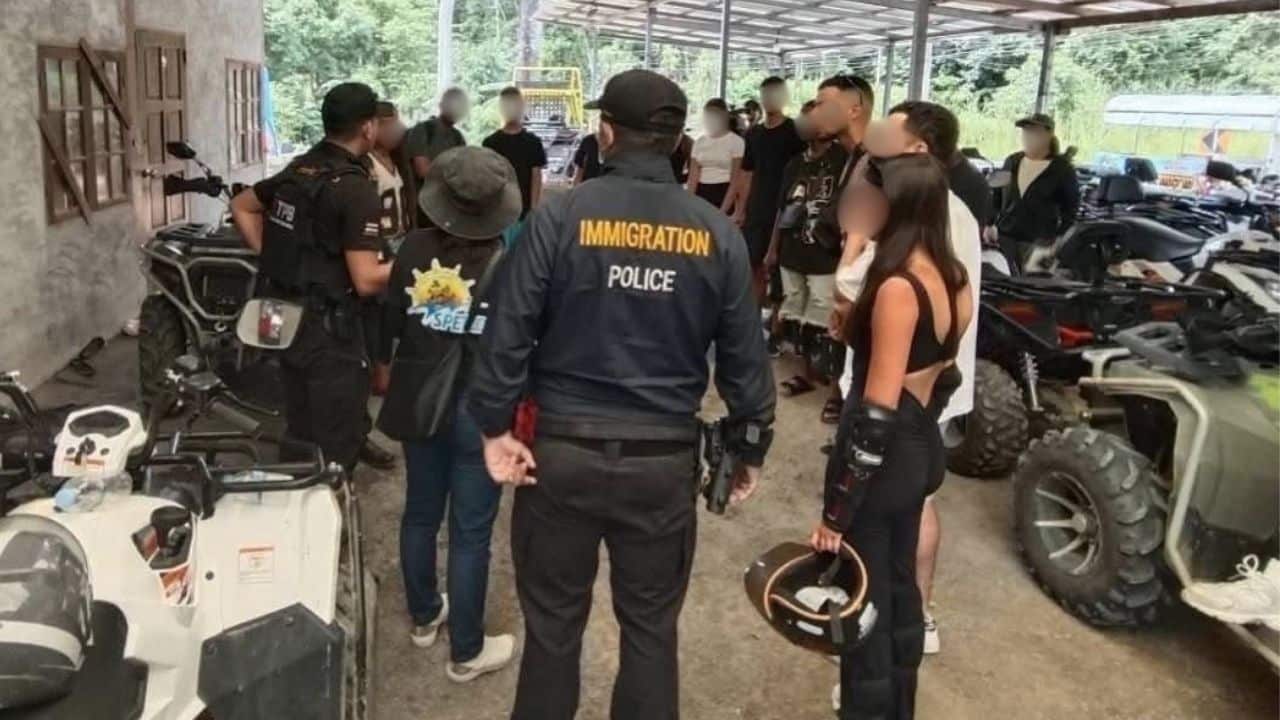 Illegal guides arrested from company owned by Israeli man and Thai wife
