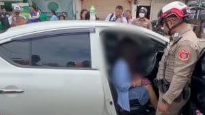 Thai woman rescued after spending 3 days in parked car in Samut Songkhram | Thaiger
