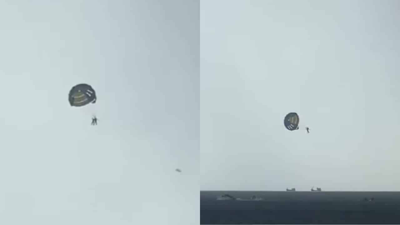 Thai parasailing staff saves tourist