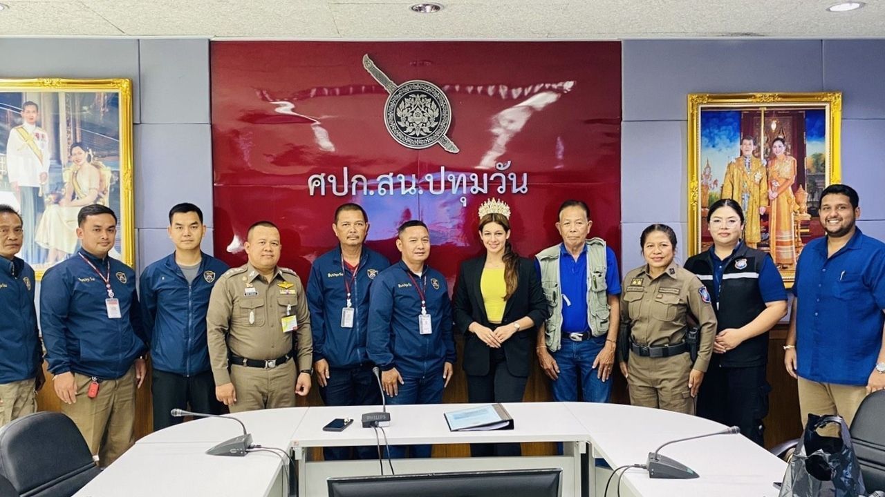 Bangkok police bring slost crown and dress back to Sri Lankan Miss Universe