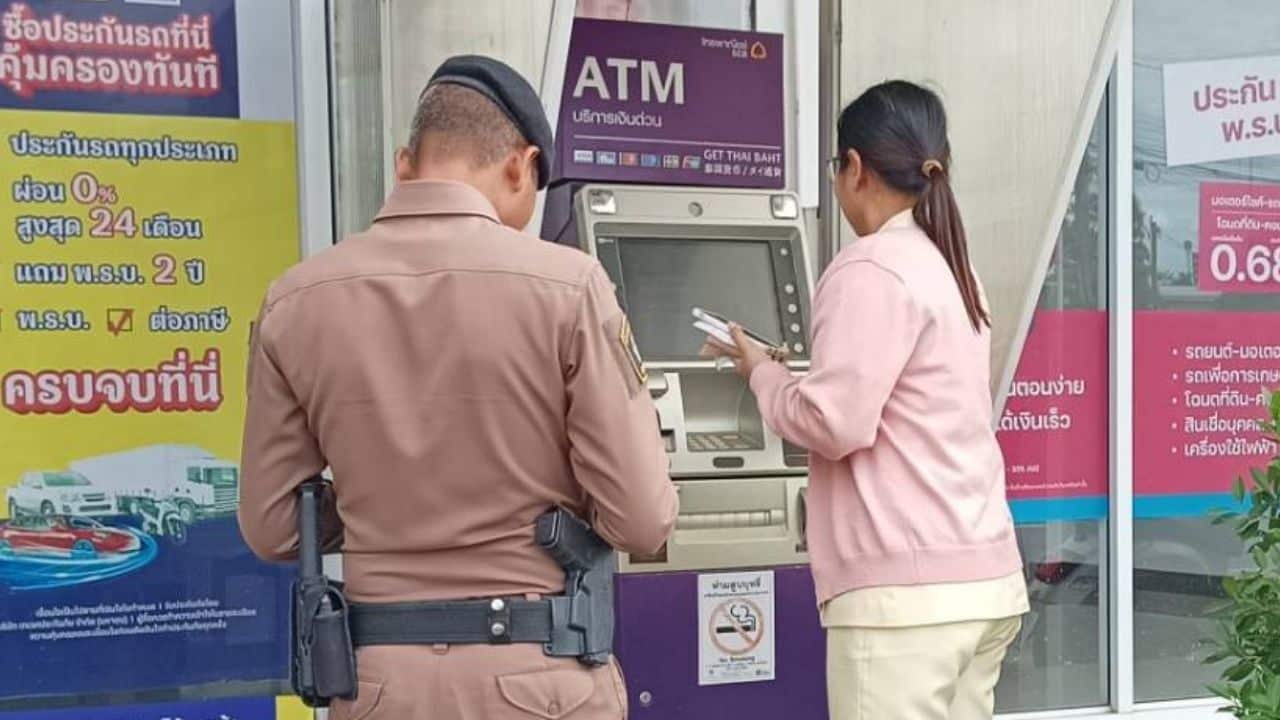 Surin woman terrified after snake slithers out of ATM cash slot | Thaiger