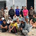 12 Thai and foreign nationals arrested at 2 illegal hotels on Koh Pha Ngan | Thaiger