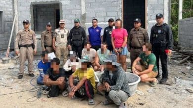 12 Thai and foreign nationals arrested at 2 illegal hotels on Koh Pha Ngan | Thaiger