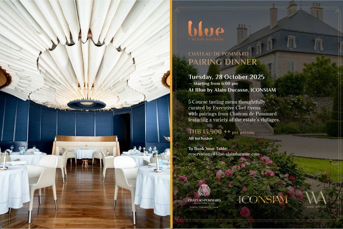 An evening in Burgundy: Blue by Alain Ducasse hosts exclusive wine pairing dinner in Bangkok | News by Thaiger