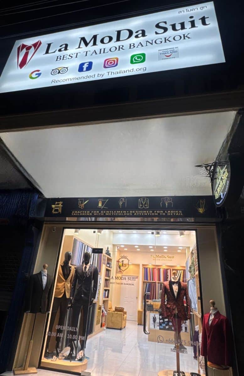 La Moda Suit opens new showroom near Khaosan | Thaiger