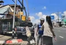 Phuket motorbike rider arrested after threatening taxi driver with fake gun | Thaiger