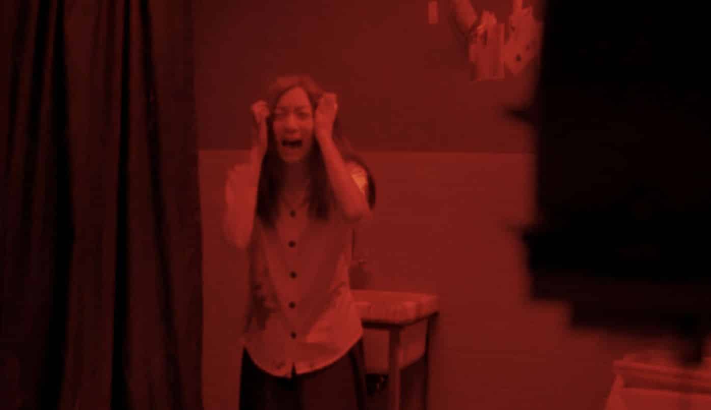 A horror scene in Shutter Thai movie