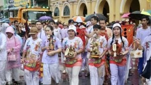 Rain can’t stop Phuket Vegetarian Festival’s wildest parade | Thaiger