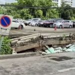 Bangkok traffic snarled as Charoen Krung road caves in (video) | Thaiger