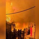 Jesus on fire: Blaze tears through idol factory in Bangkok | Thaiger